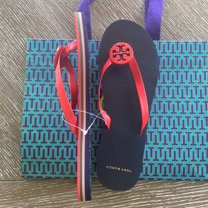 Brand New Size 9 Tory Burch Flip Flops!!